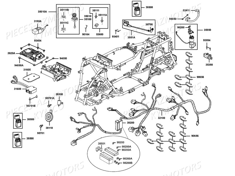 EQUIPEMENT ELECTRIQUE pour MAXXER450