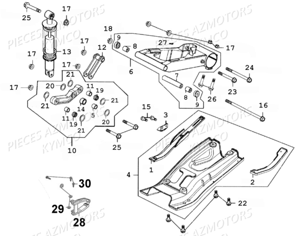 BRAS-OSCILLANT pour MAXXER 300