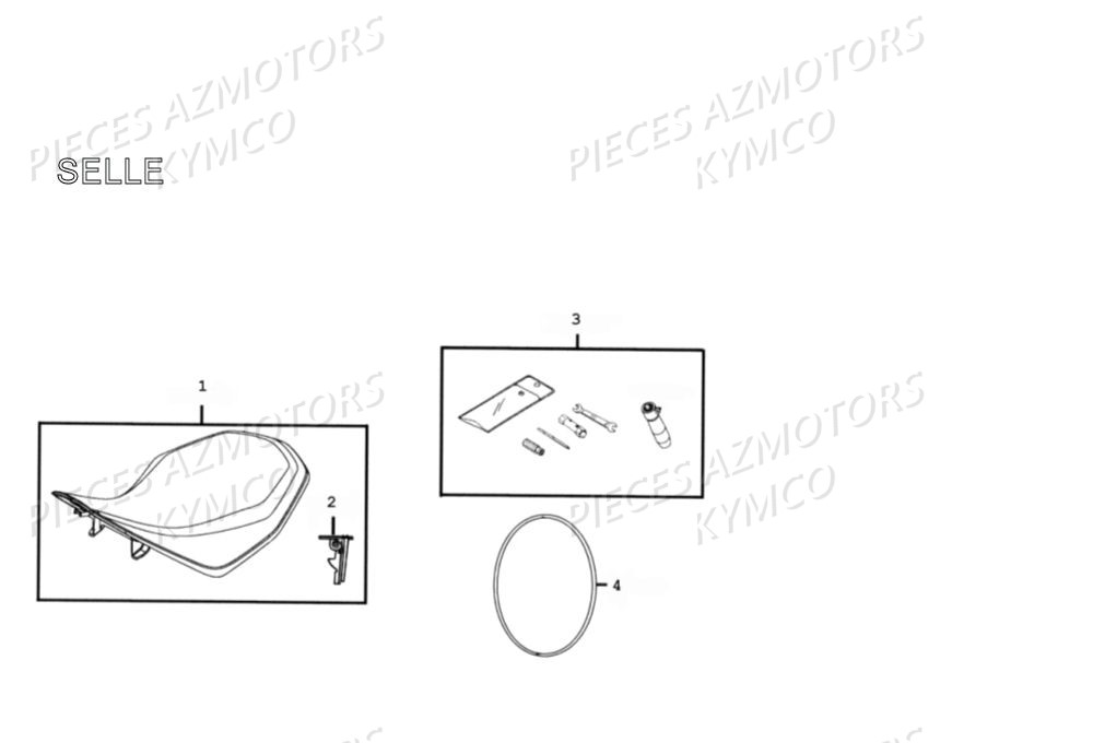 SELLE AZMOTORS MAXXER 300