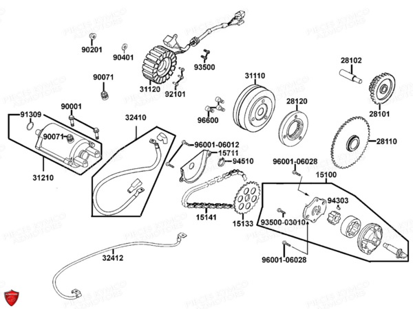 DEMARREUR_ALLUMAGE_POMPE_A_HUILE KYMCO Pieces MAXXER 300 EVO T3B (LA60PE)
(CHASSIS RFBZ700),(CHASSIS RFBZ701)