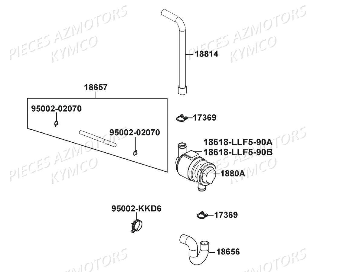 RENIFLARD KYMCO MAXXER 300 SE