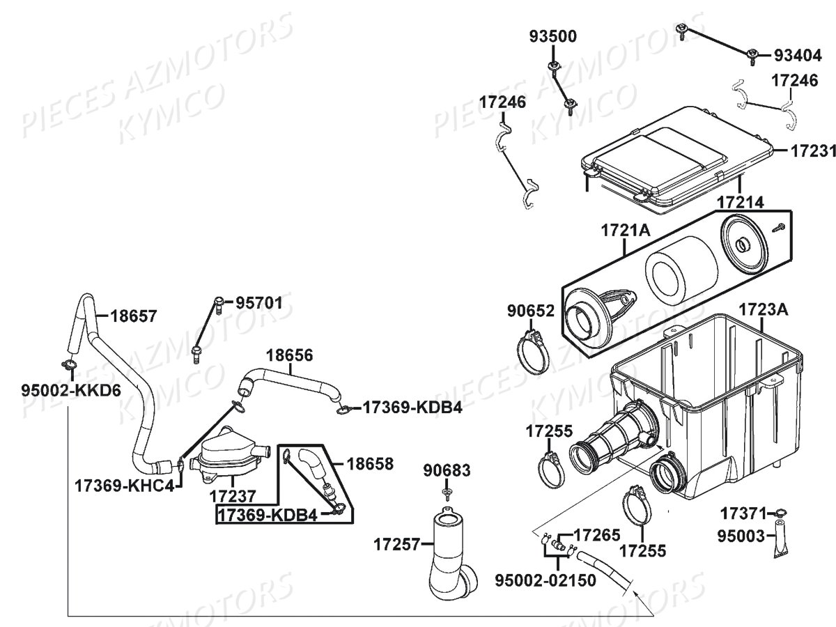 BOITE A AIR AZMOTORS MAXXER 300 US