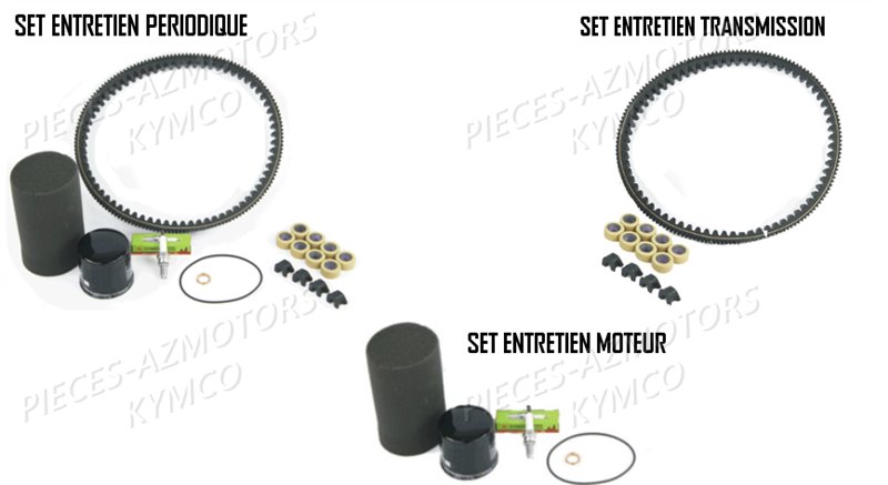 1 Set Entretien KYMCO Pieces MAXXER 400 IRS 4T EURO2 (LB70AD/LB70BD)