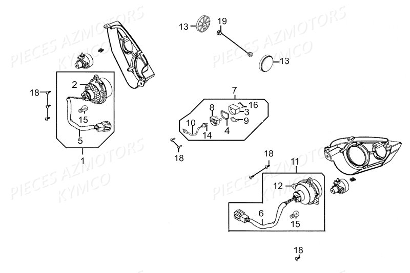 FEUX ARRIERE pour MAXXER 450I SE