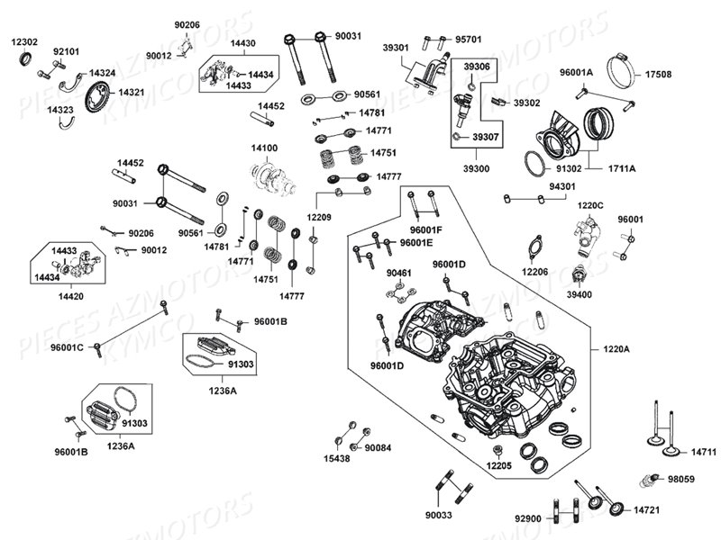 CULASSE pour MAXXER 450I SE E4