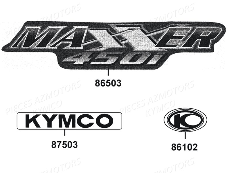 DECORS KYMCO MAXXER 450I SE E4