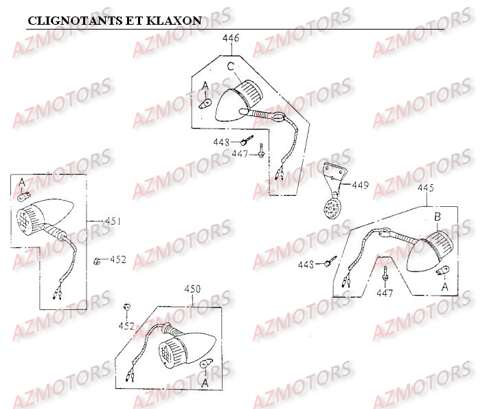 CLIGNOTANTS-KLAXON pour METEORIT125