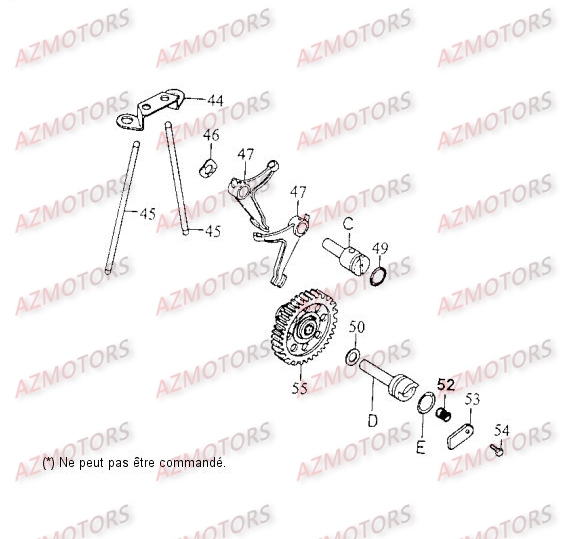Distribution KYMCO Pièces Moto Kymco METEORIT 125