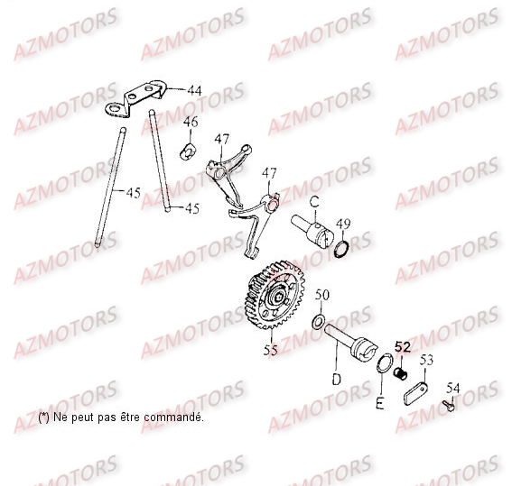 DISTRIBUTION KYMCO Pièces Moto Kymco METEORIT 125 