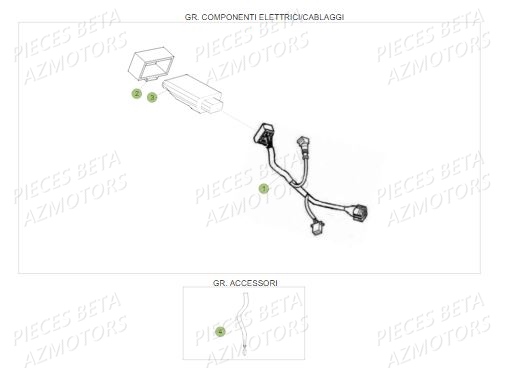 Equipement Electrique BETA Pièces BETA MINI TRIAL 50 LC - (2015)