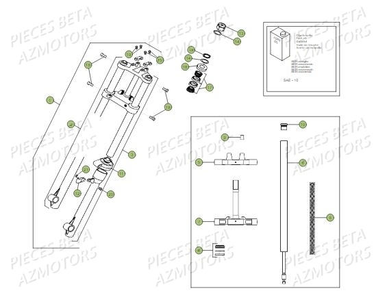 FOURCHE BETA MINI 50 15