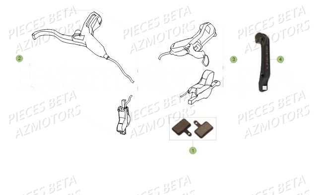 Freins BETA Pièces BETA MINI ELECTRIC XL - (2017)