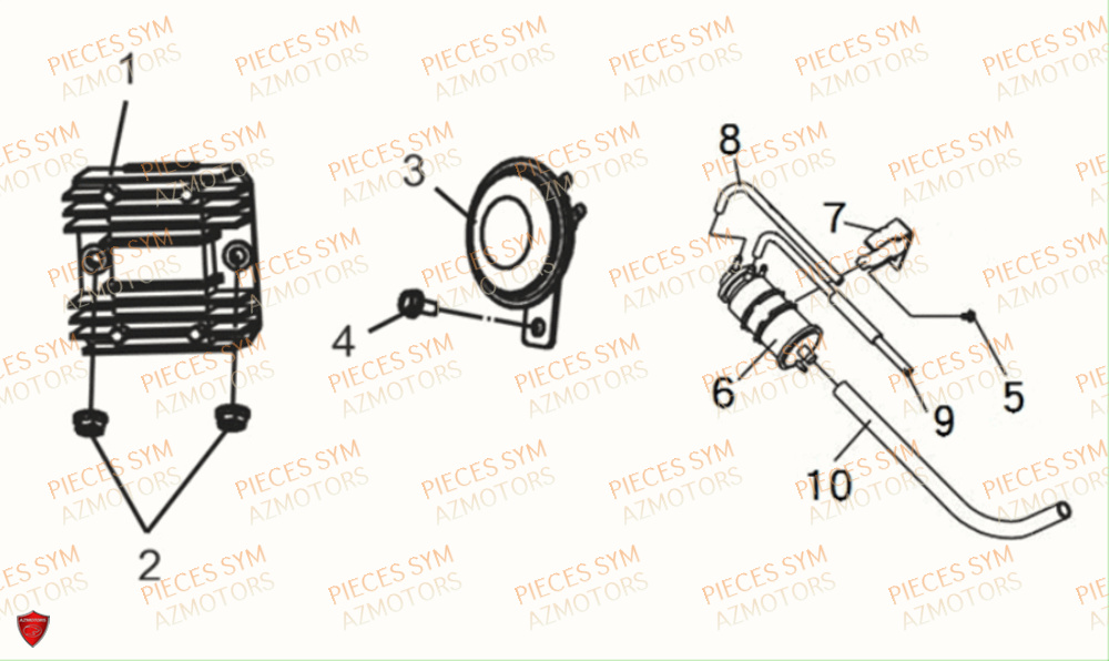 Canister SYM Pièces MIO 115 - FS11W1-EU (2017-2020)