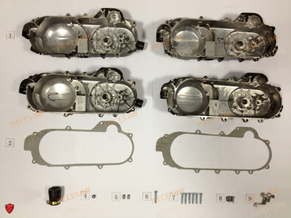 Carter De Kick AZMOTORS PIECES MOKA 50 4T