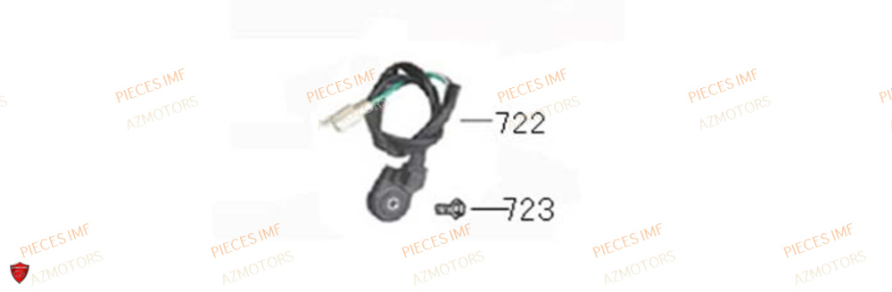 Securite De Bequille AZMOTORS PIECES MOKA 50 4T