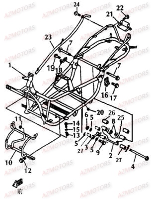 CADRE pour MONARCH 125