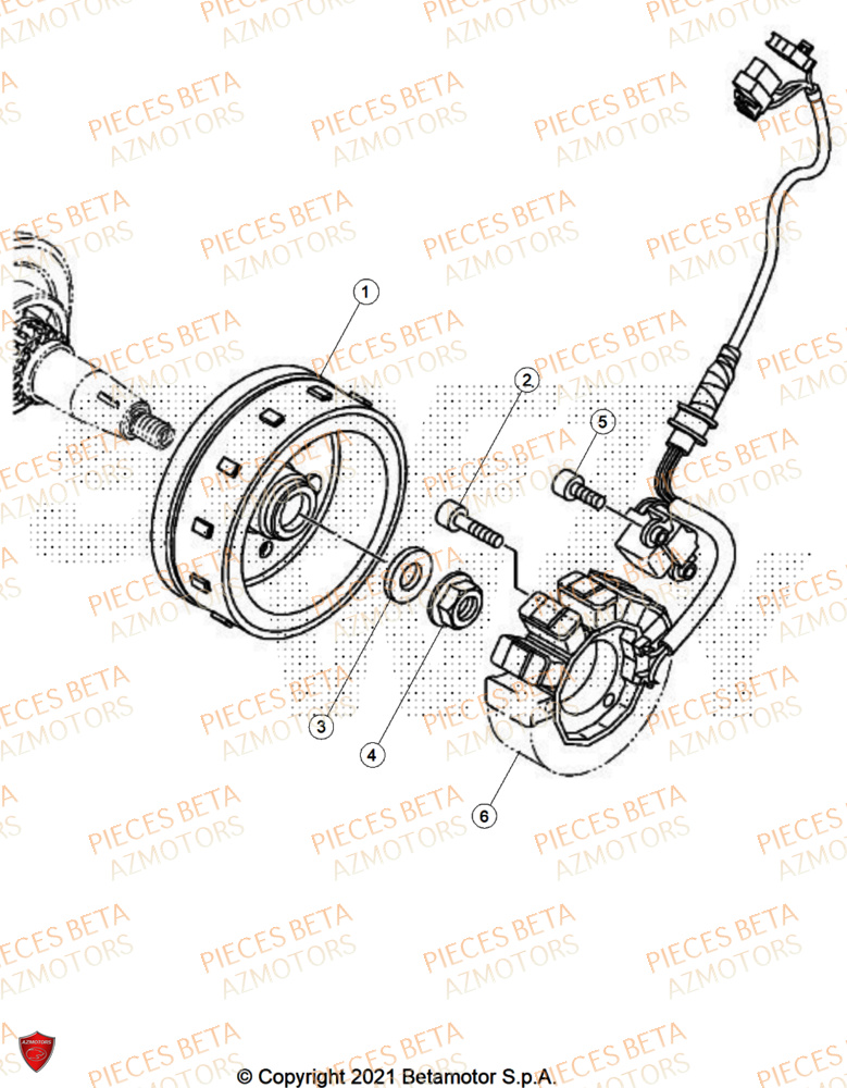 Allumage BETA Pièces BETA MOTARD 125 4T R 2026