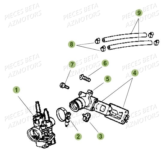 Carburateur BETA BETA Motard 50 Sport MY19