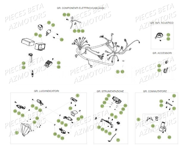 Equipement Electrique BETA BETA Motard 50 Sport MY19