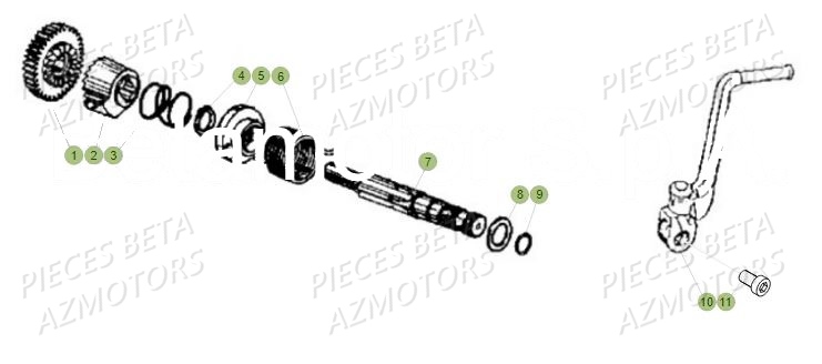Kick Starter BETA BETA Motard 50 Sport MY19