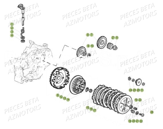 Transmission BETA BETA Motard 50 Sport MY19