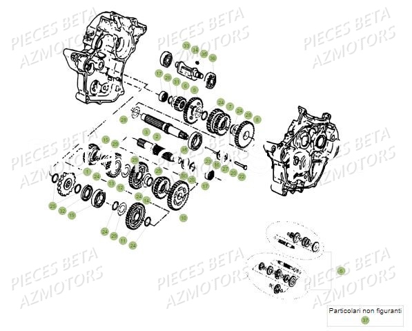 Boite A Vitesses BETA Pièces Beta 50 RR Motard TRACK - 2019