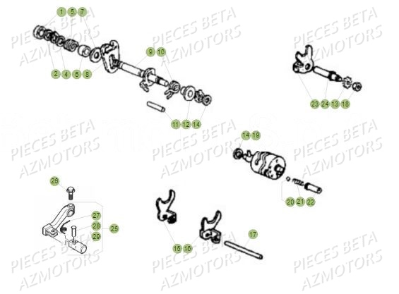 SELECTEUR BETA MOTARD 50 TRACK MY19