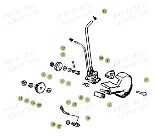 Pompe A Huile BETA BETA Motard Standard RR 2T 50 MY18