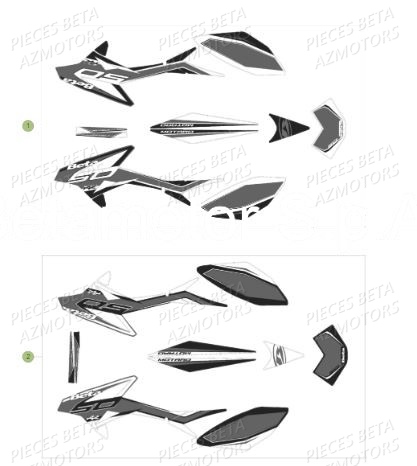 Decors BETA BETA Motard Standard RR 2T 50 MY19