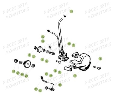 Pompe A Huile BETA BETA Motard Standard RR 2T 50 MY19