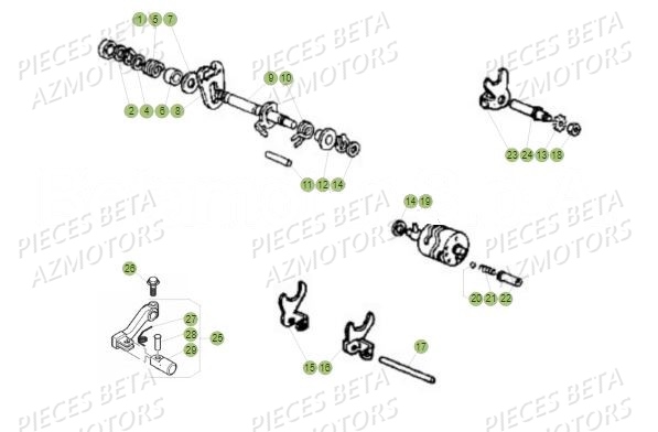 Selecteur De Vitesses BETA BETA Motard Standard RR 2T 50 MY19