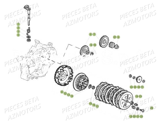 Transmission BETA BETA Motard Standard RR 2T 50 MY19