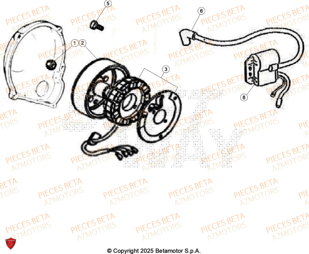 Allumage BETA BETA Motard STANDARD RR 2T 50 2025