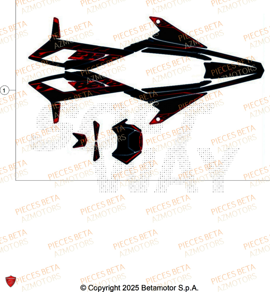 Decors BETA BETA Motard STANDARD RR 2T 50 2026