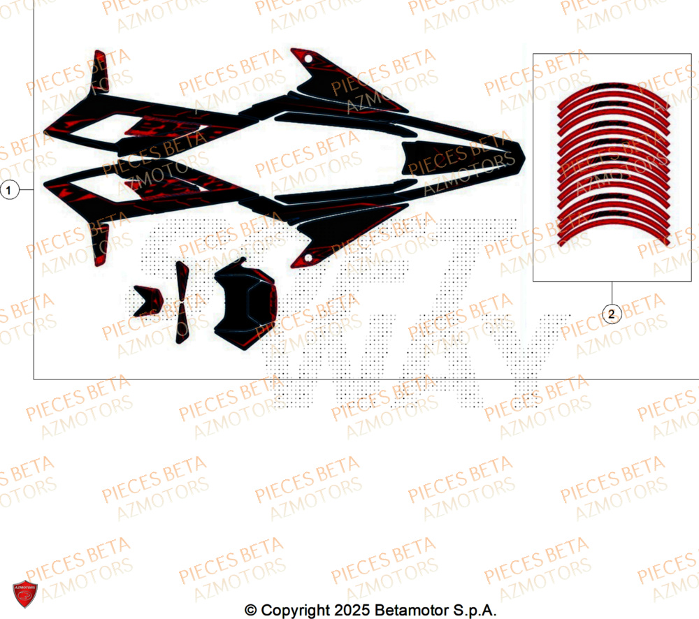 Decors BETA BETA Motard SPORT 2T 50 2026