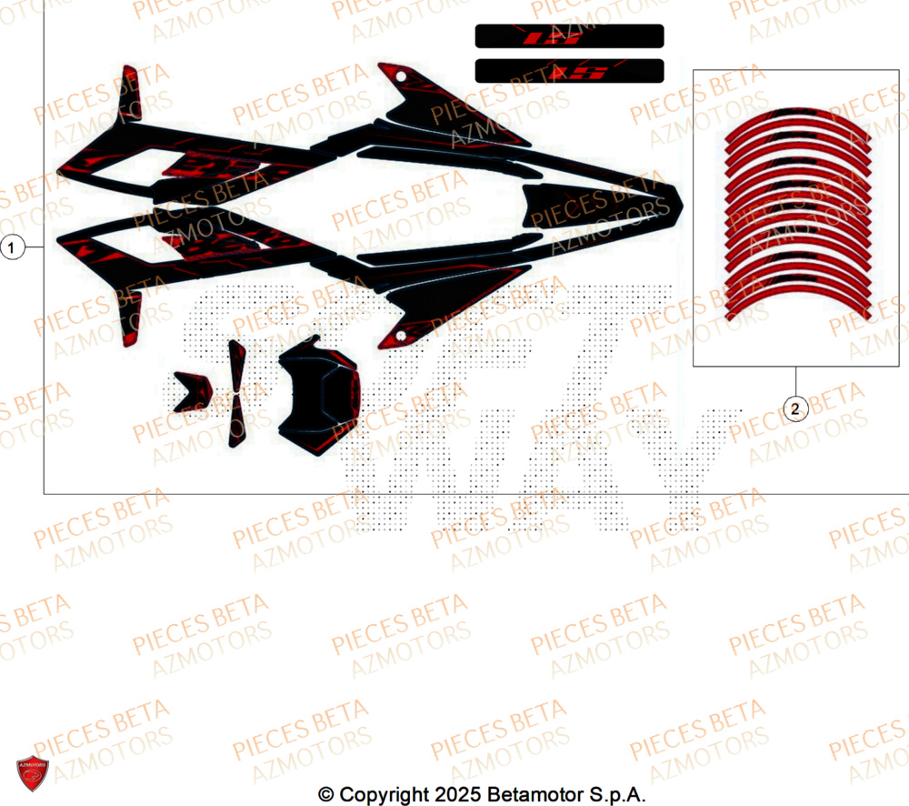 Decors BETA BETA Motard SPORT 2T 50 LS 2026