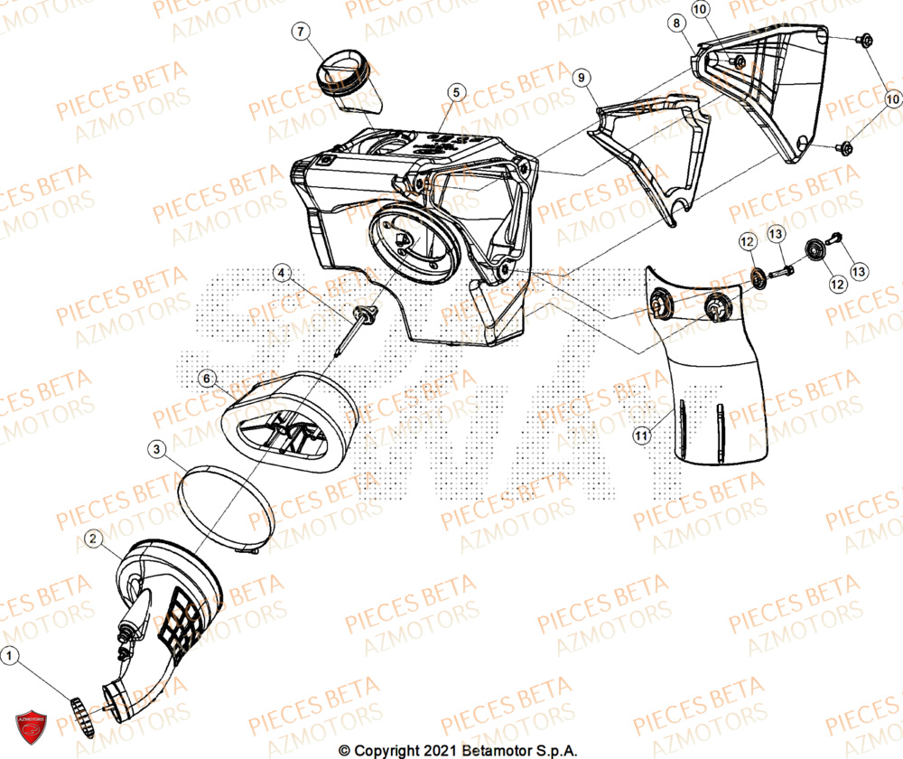 Filtre A Air BETA BETA Motard SPORT 2T 50 LS 2026