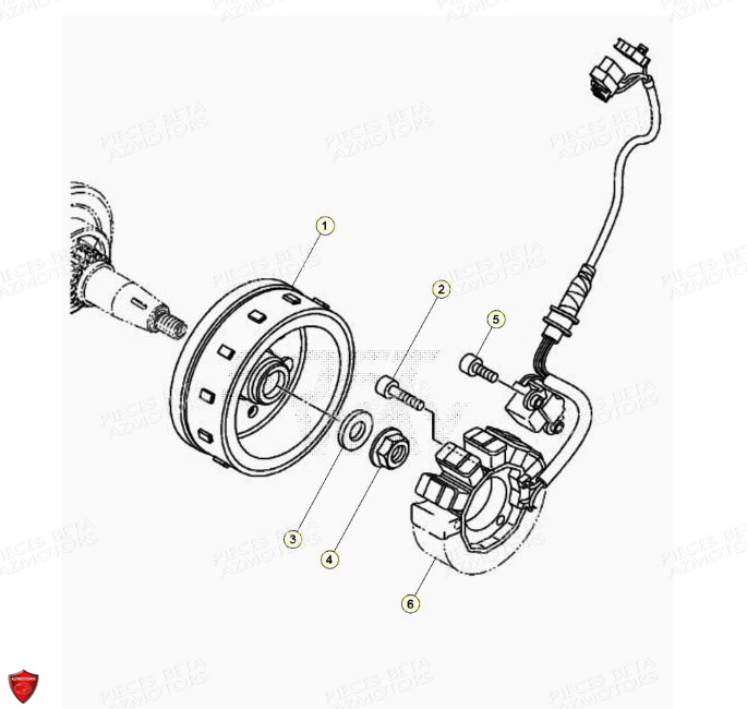Allumage BETA Pièces BETA RR Motard 125 4T LC - 2021-2022