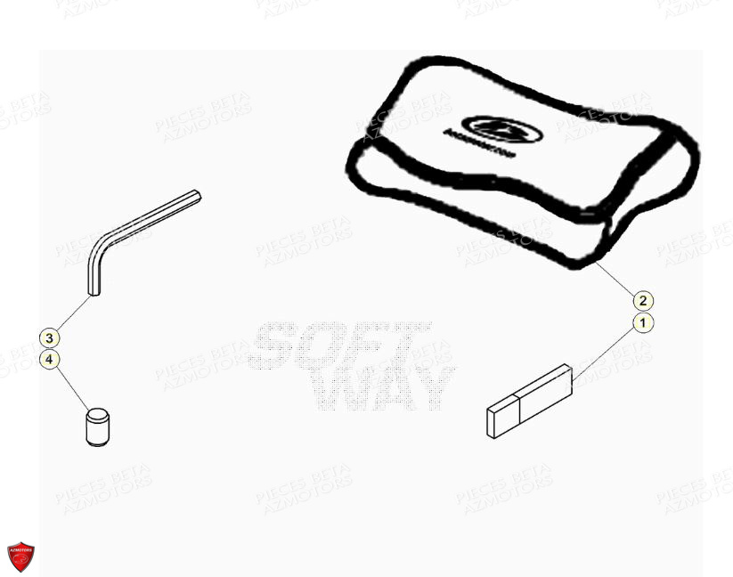 Outillage Special BETA Pièces BETA RR Motard 125 4T LC - 2021-2022