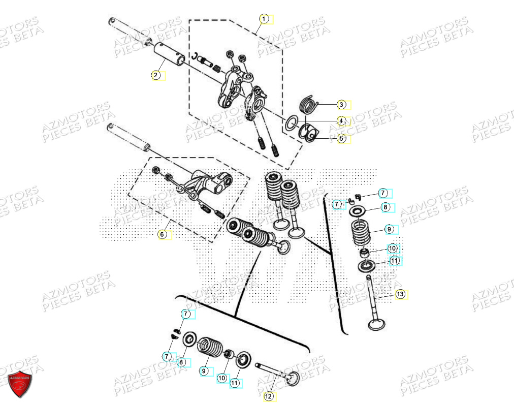 SOUPAPES BETA MOTARD 125 4T R 2024