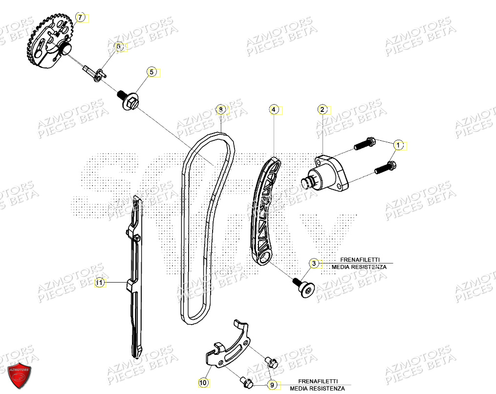 DISTRIBUTION BETA MOTARD 125 4T T 2024