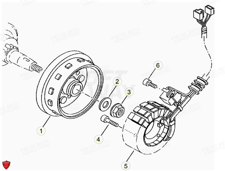 Allumage BETA Pièces BETA RR Motard 125 LC - 2013/2014