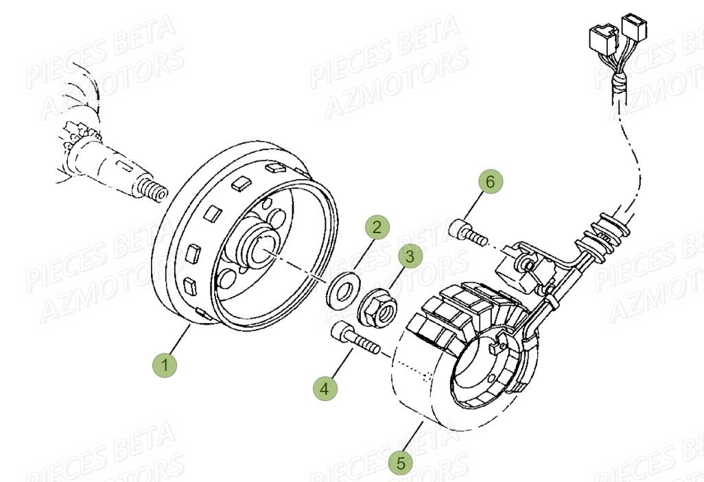 Allumage BETA Pièces BETA RR Motard 125 LC - 2015