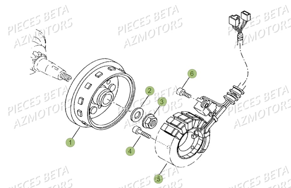 Allumage BETA Pièces BETA RR Motard 125 LC - 2018
