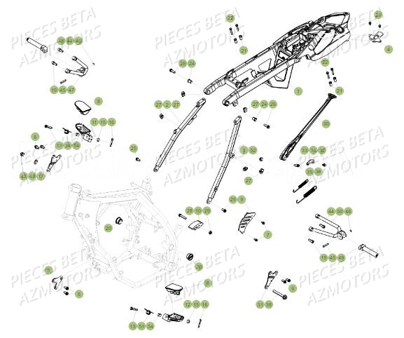 ACCESSOIRES_DU_CHASSIS BETA Pièces BETA RR Motard 125 LC - 2019
 
