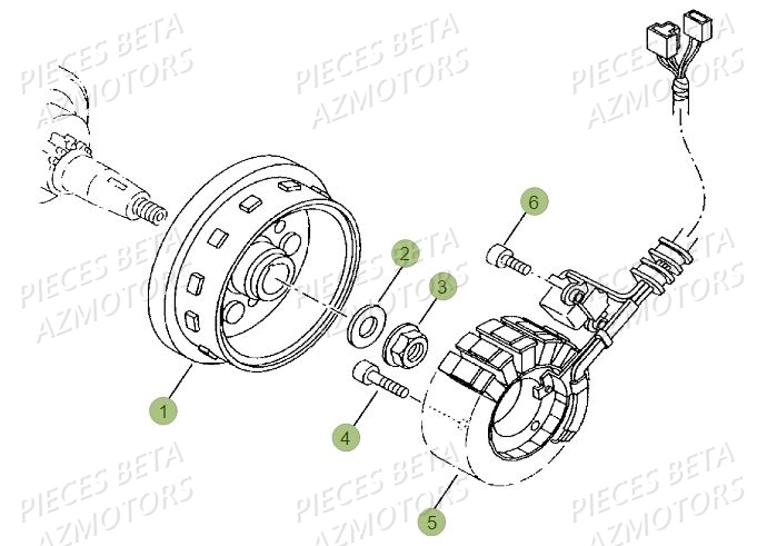 Allumage BETA Pièces BETA RR Motard 125 LC - 2019