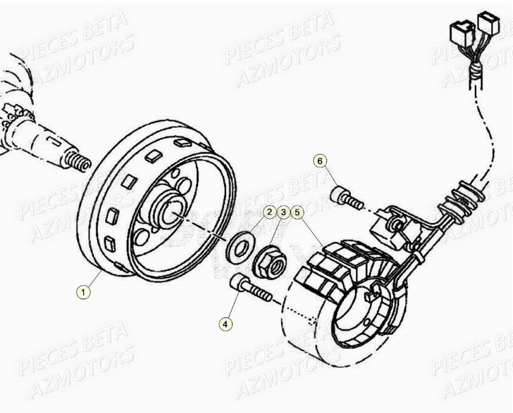 Allumage BETA Pièces BETA RR Motard 125 LC - 2020