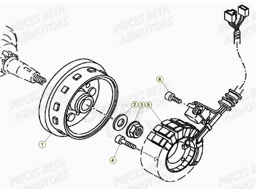 Allumage BETA Pièces BETA RR Motard 125 RACING LC - 2020