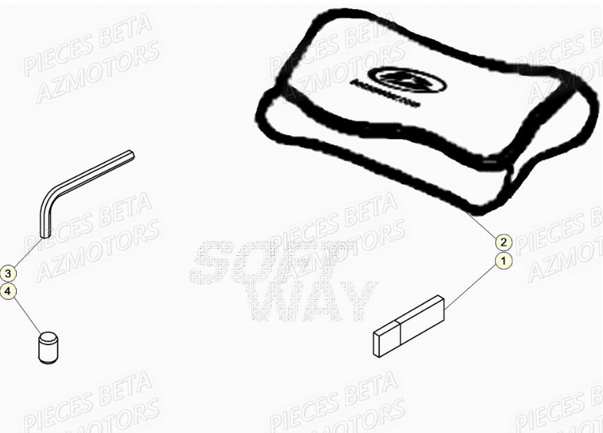 Outils BETA Pièces BETA RR Motard 125 RACING LC - 2020