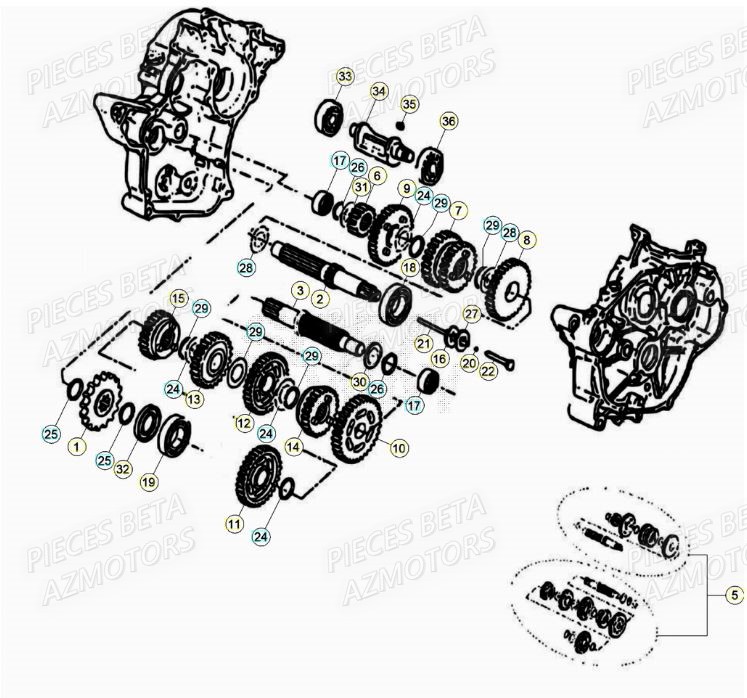 Boite A Vitesses BETA BETA Motard STANDARD RR 2T 50 2021-2022